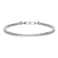 SILV ZIRC DIAMONFIRE TENNIS BEZEL BLET