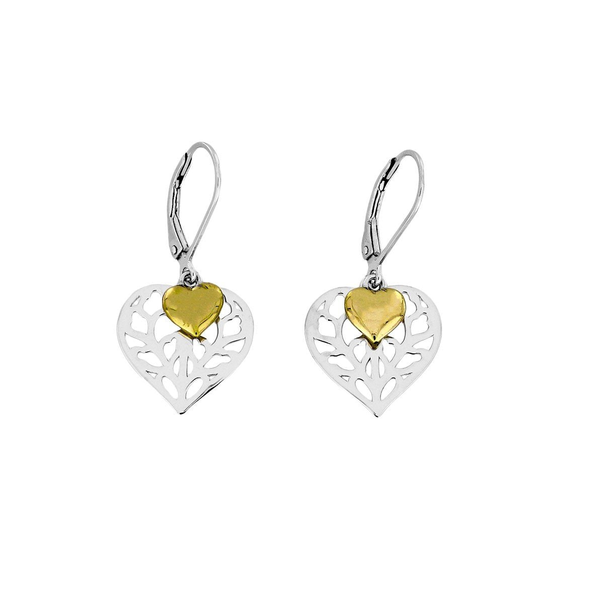 SILV LARGE HEART OF YORKSHIRE GP DOUBLE DROP ER