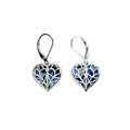 SILV ABALONE HEART OF YORKSHIRE DROP ERS