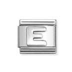 NOM SILV E OXIDISED INITIAL - LETTER