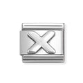 NOM SILV X OXIDISED INITIAL - LETTER