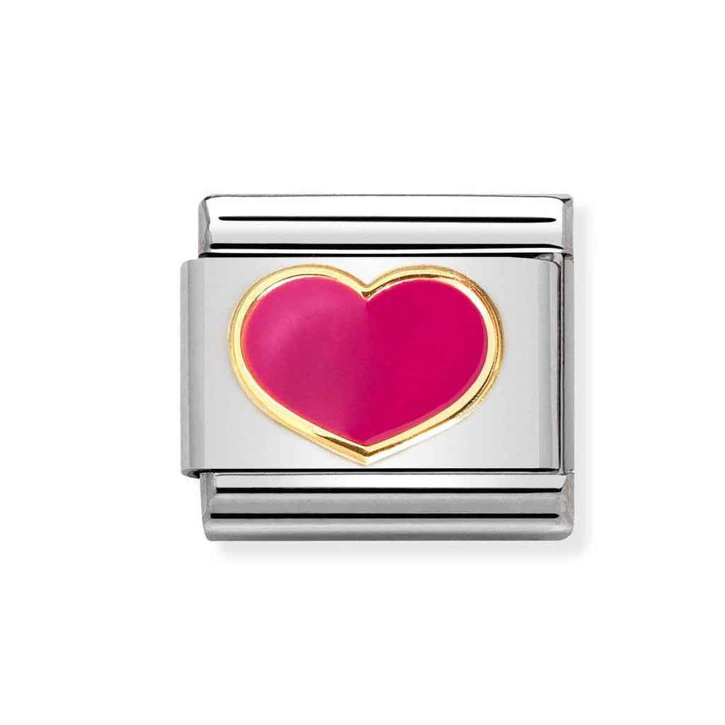 NOM FUCHSIA HEART ENAMEL - LOVE2