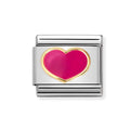 NOM FUCHSIA HEART ENAMEL - LOVE2