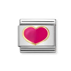 NOM FUCHSIA HEART ENAMEL - LOVE2