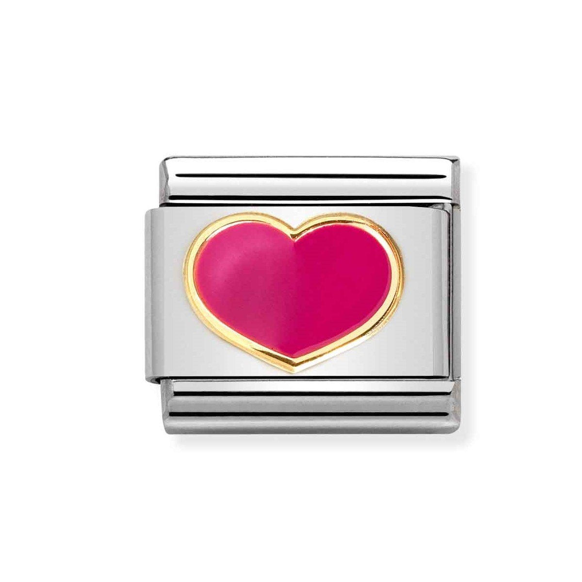 NOM FUCHSIA HEART ENAMEL - LOVE2