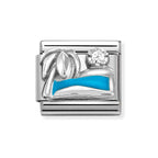 NOM CZ PALM TREE & SEA SILV SHINE