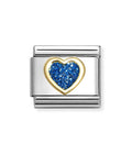 NOM BLUE HEART - GLITTER SYMBOLS