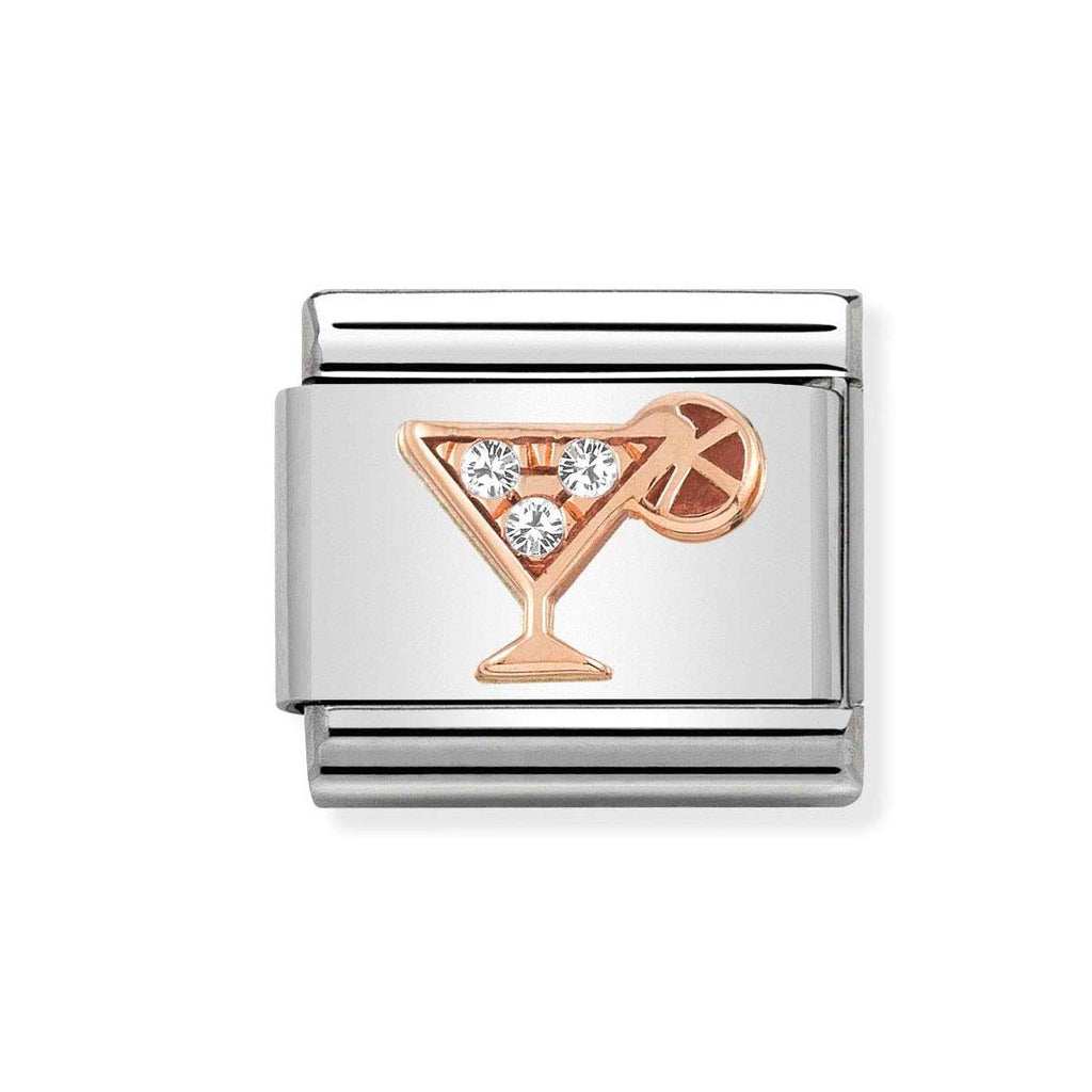 NOM ROSE GOLD CZ COCKTAIL