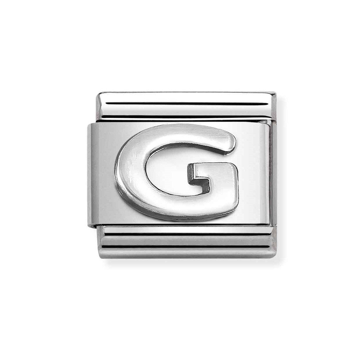 NOM SILV G OXIDISED INITIAL - LETTER
