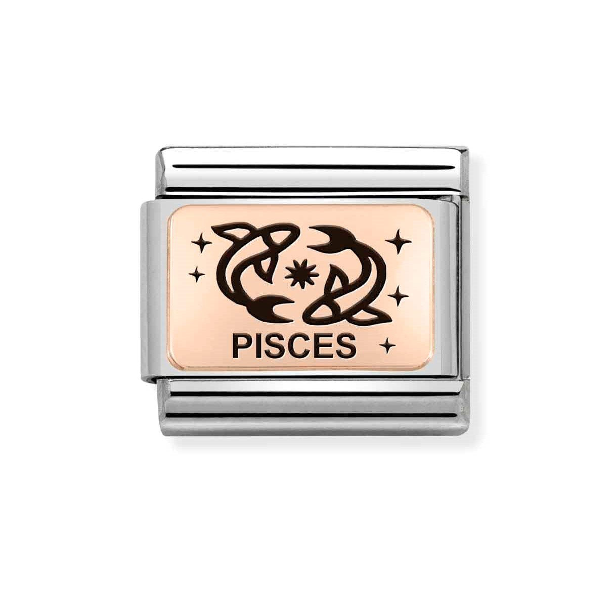 NOM PISCES ROSE GOLD - ZODIAC IC