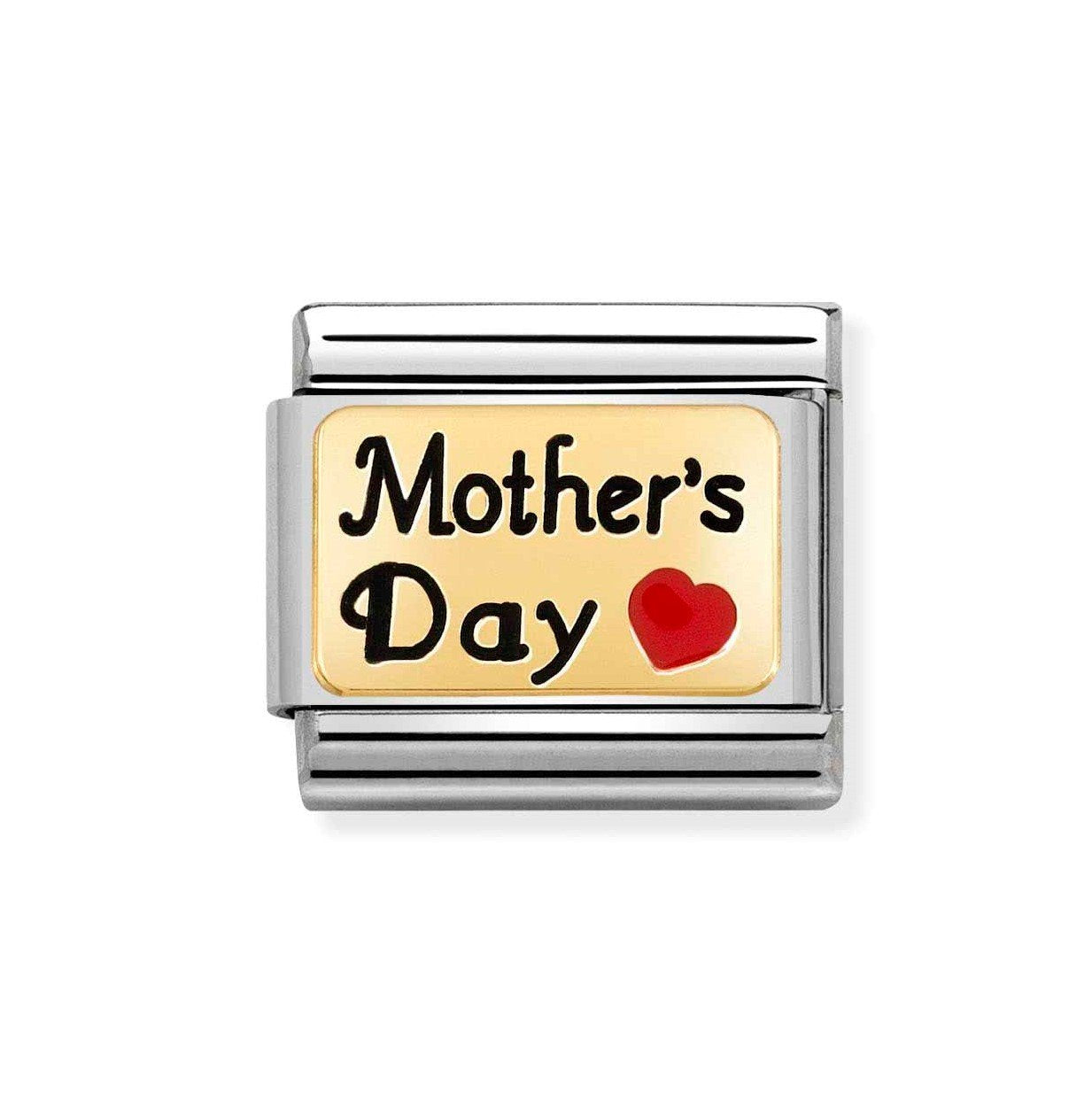 NOM MOTHERS DAY RED HEART - PLATES