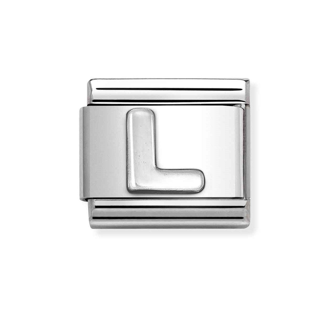 NOM SILV L OXIDISED INITIAL - LETTER