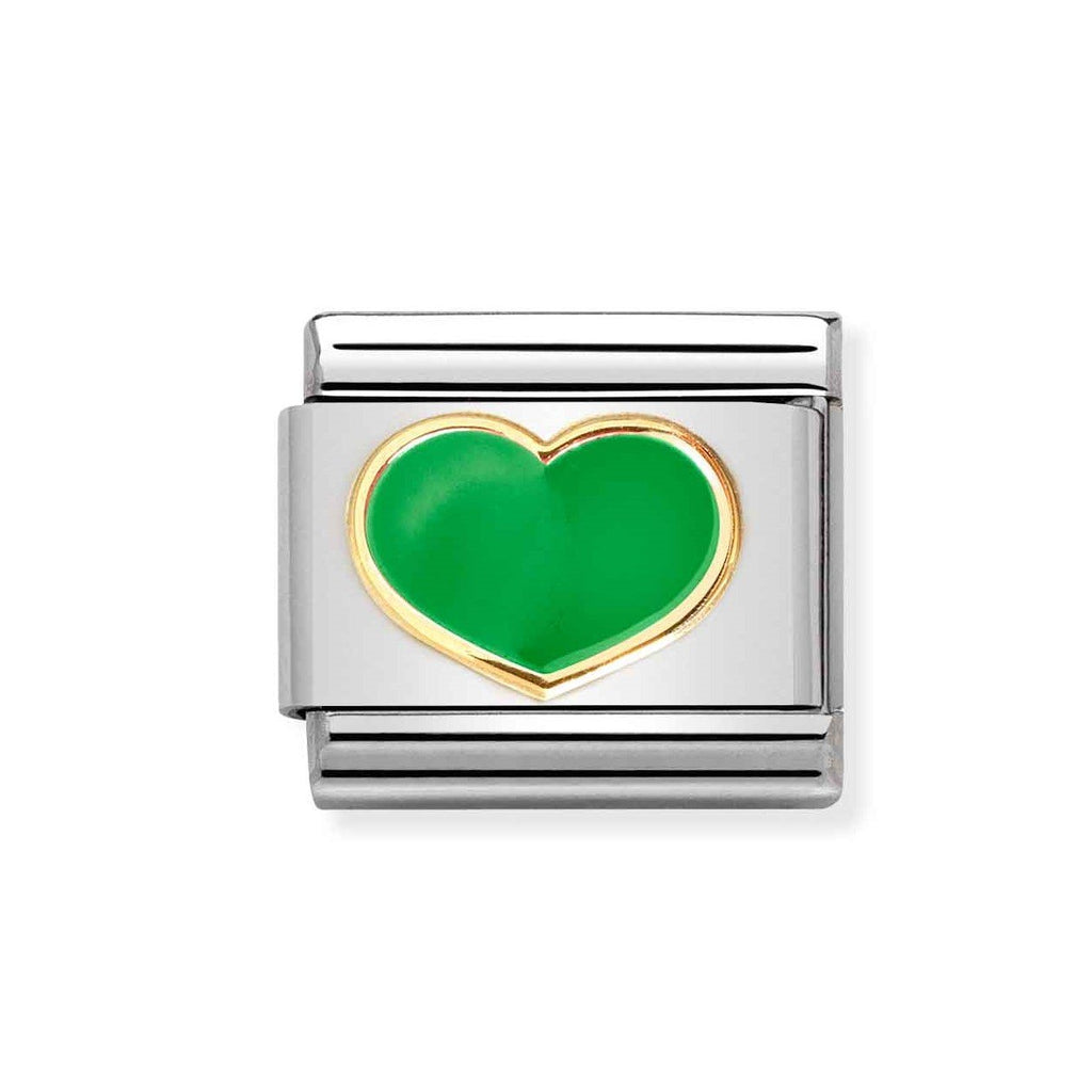 NOM GREEN APPLE HEART ENAMEL - LOVE2