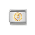 NOM OPEN GOLD HEART - ELEGANCE