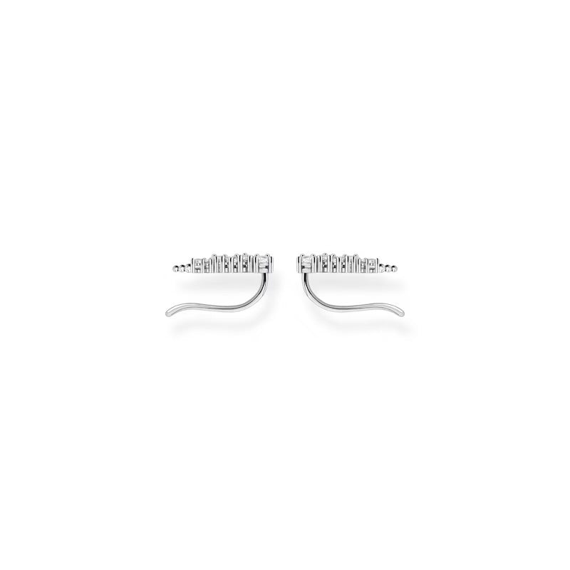 T SABO SILV WHT CZ STAR CLIMBER STUD ERS