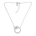 SILV ROSE PLTE TRIPLE CIRCULAR PEND BELCHER CH
