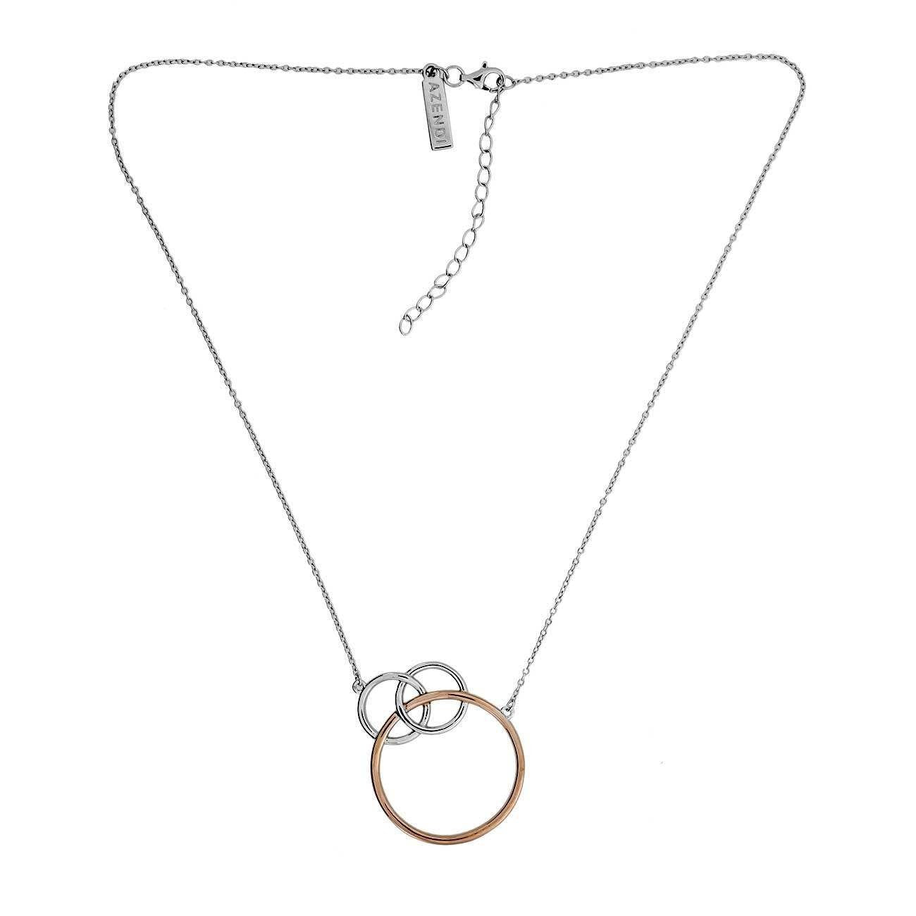 SILV ROSE PLTE TRIPLE CIRCULAR PEND BELCHER CH