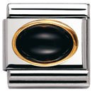 NOM AGATE OVAL BLK - OVAL HARD