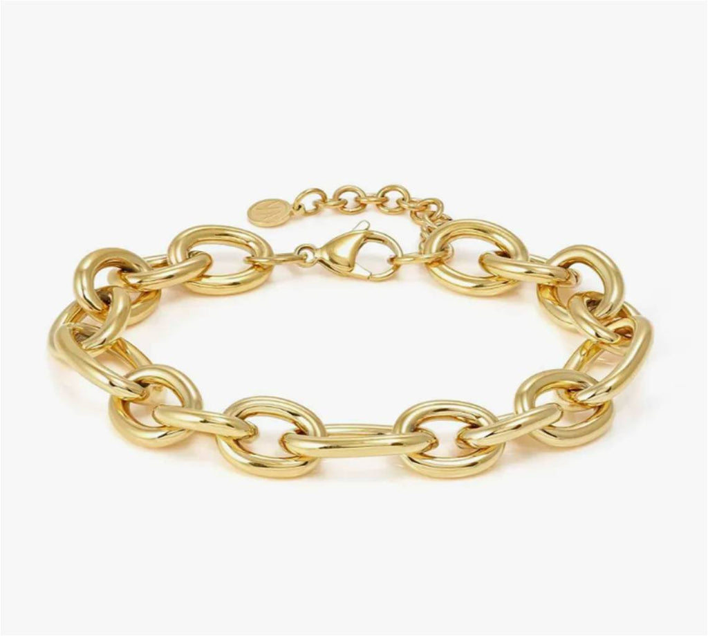 Nomination Ecclettica Gold PVD Plated Steel Chunky Chain Bracelet