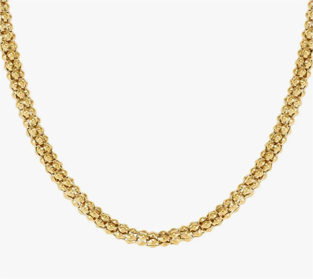 134308 Nomination Ecclettica Plated Steel Short Popcorn Chain Necklace