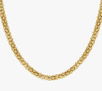 134308 Nomination Ecclettica Plated Steel Short Popcorn Chain Necklace