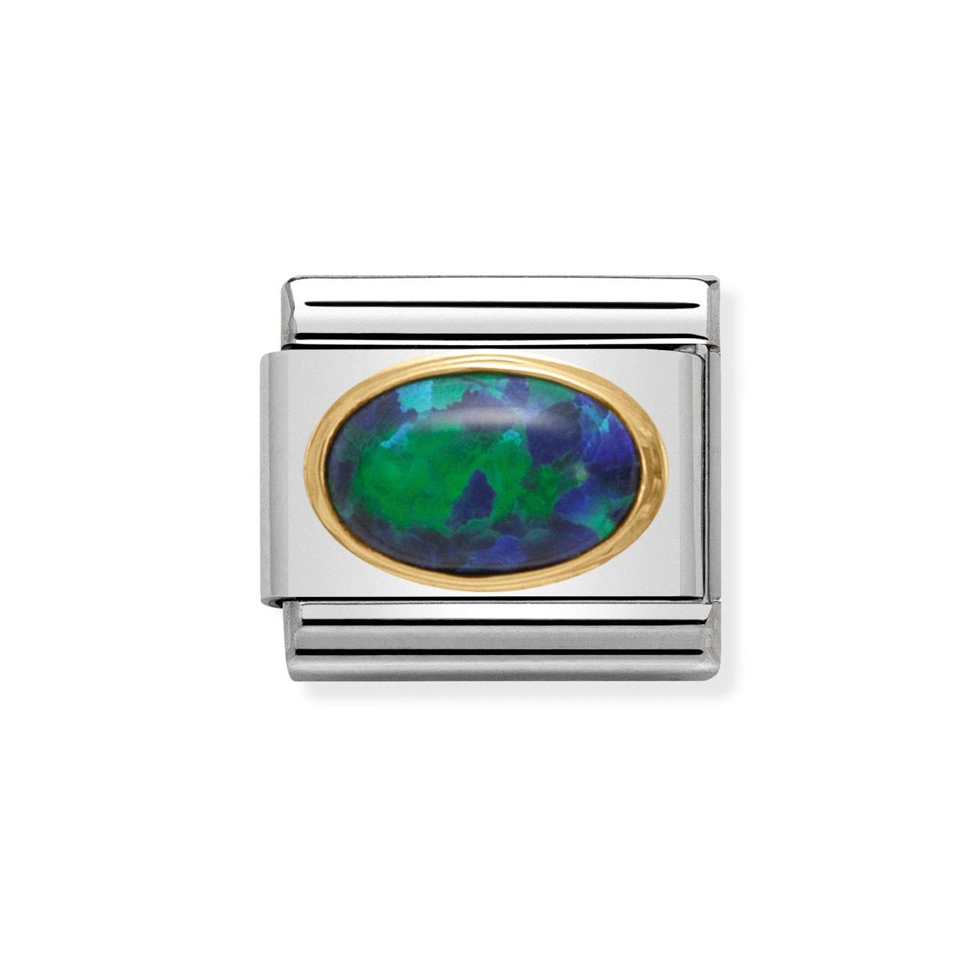 NOM OVAL GREEN OPAL - OVAL HARD