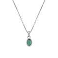 SILV MAY PEND HOT DIAMONDS 16-18" BOX CHAIN