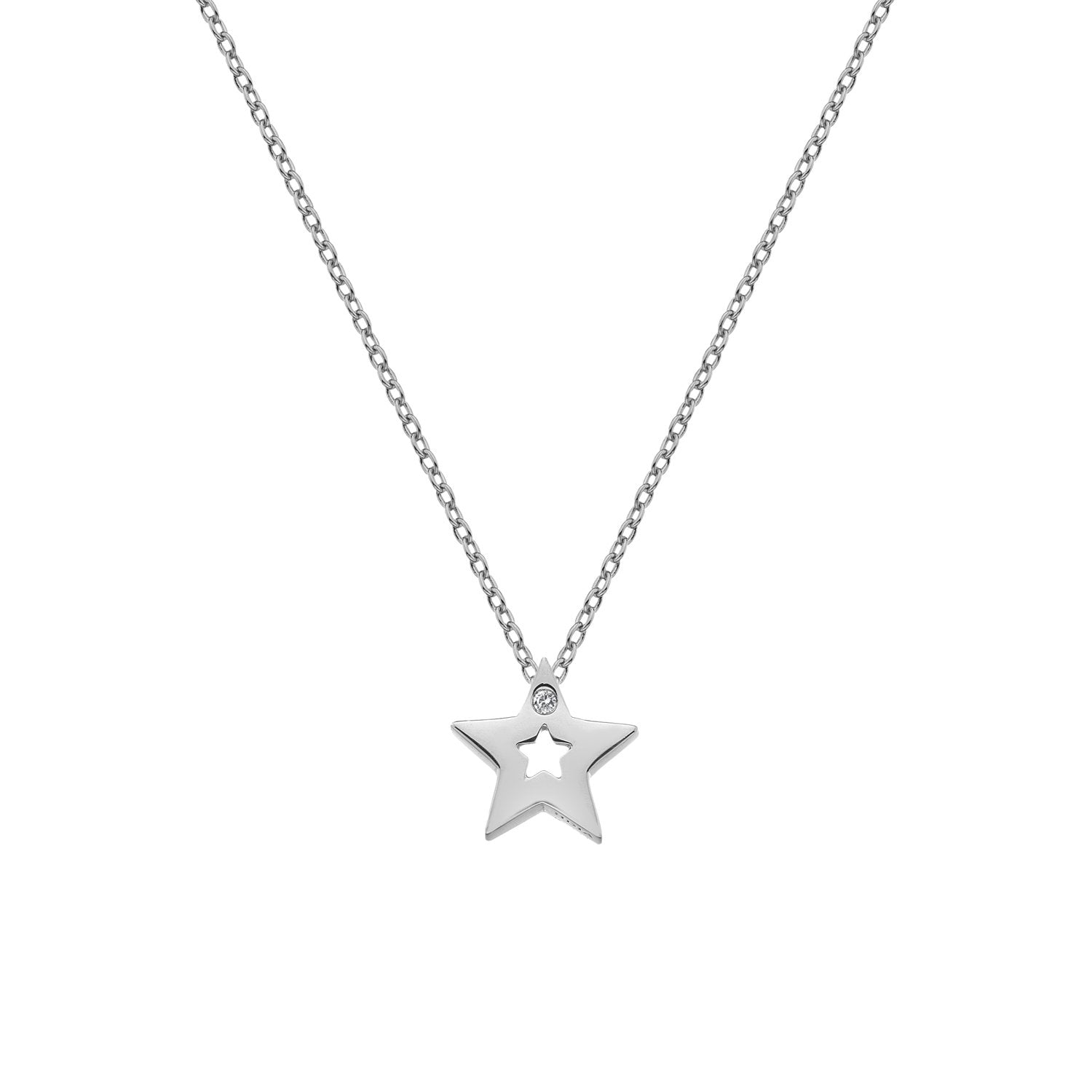 SILV STAR PENDANT HOT DIAMONDS AMULETS