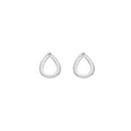 SILV TEARDROPS STUD HOT DIAMONDS AMULETS