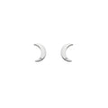 SILV CRESCENT STUD HOT DIAMONDS AMULETS