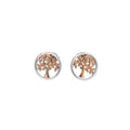 SILV RP RGP TREE OF LIFE RND STUD ER