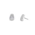 SILV MALAM COVE PEBBLE STUD ERS