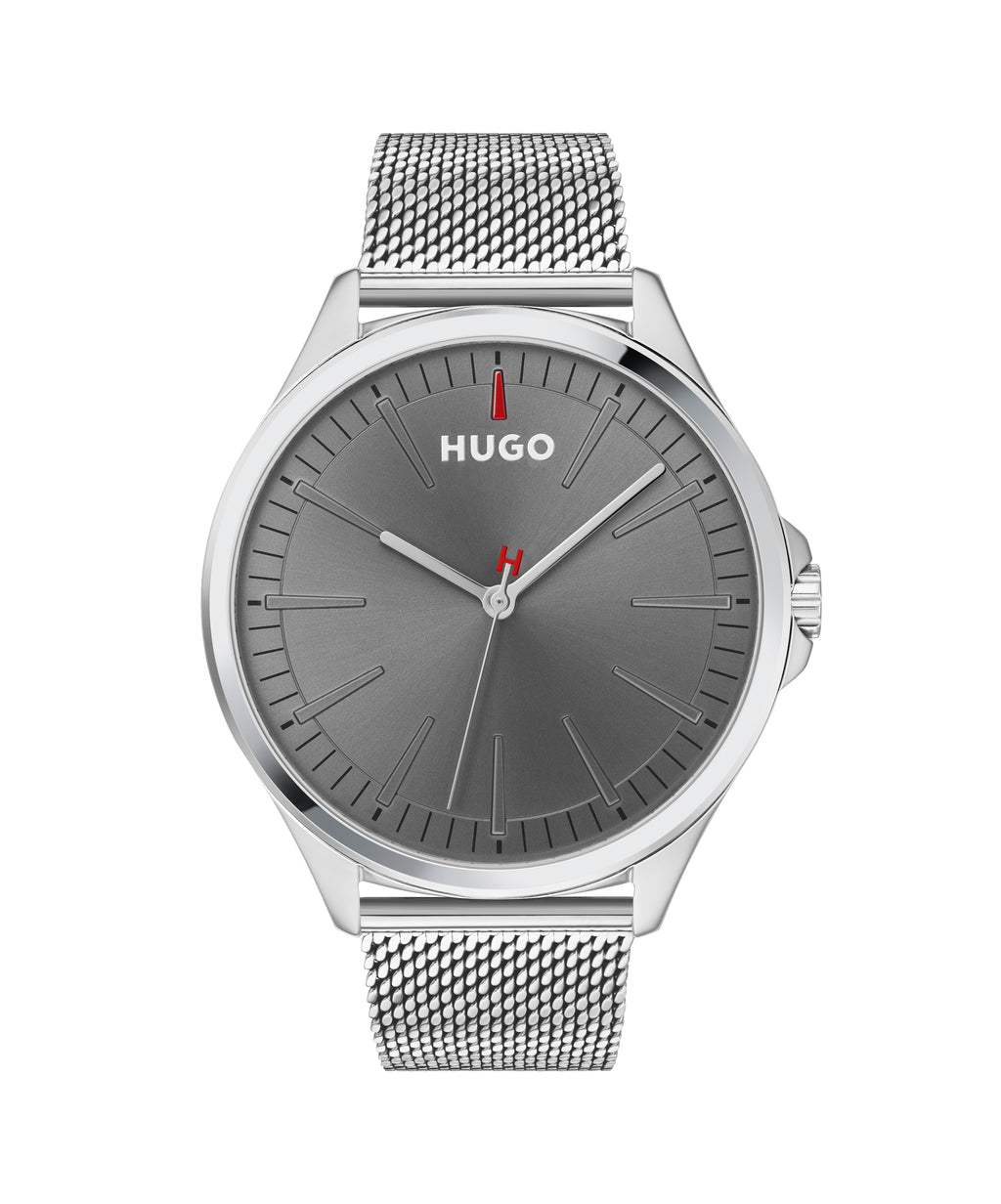 GNTS SS HUGO RND GRY DL. SB MILANESE BW