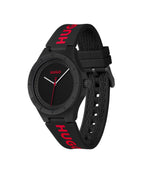 GNTS HUGO RND BLK DL. BLK SILICONE SW