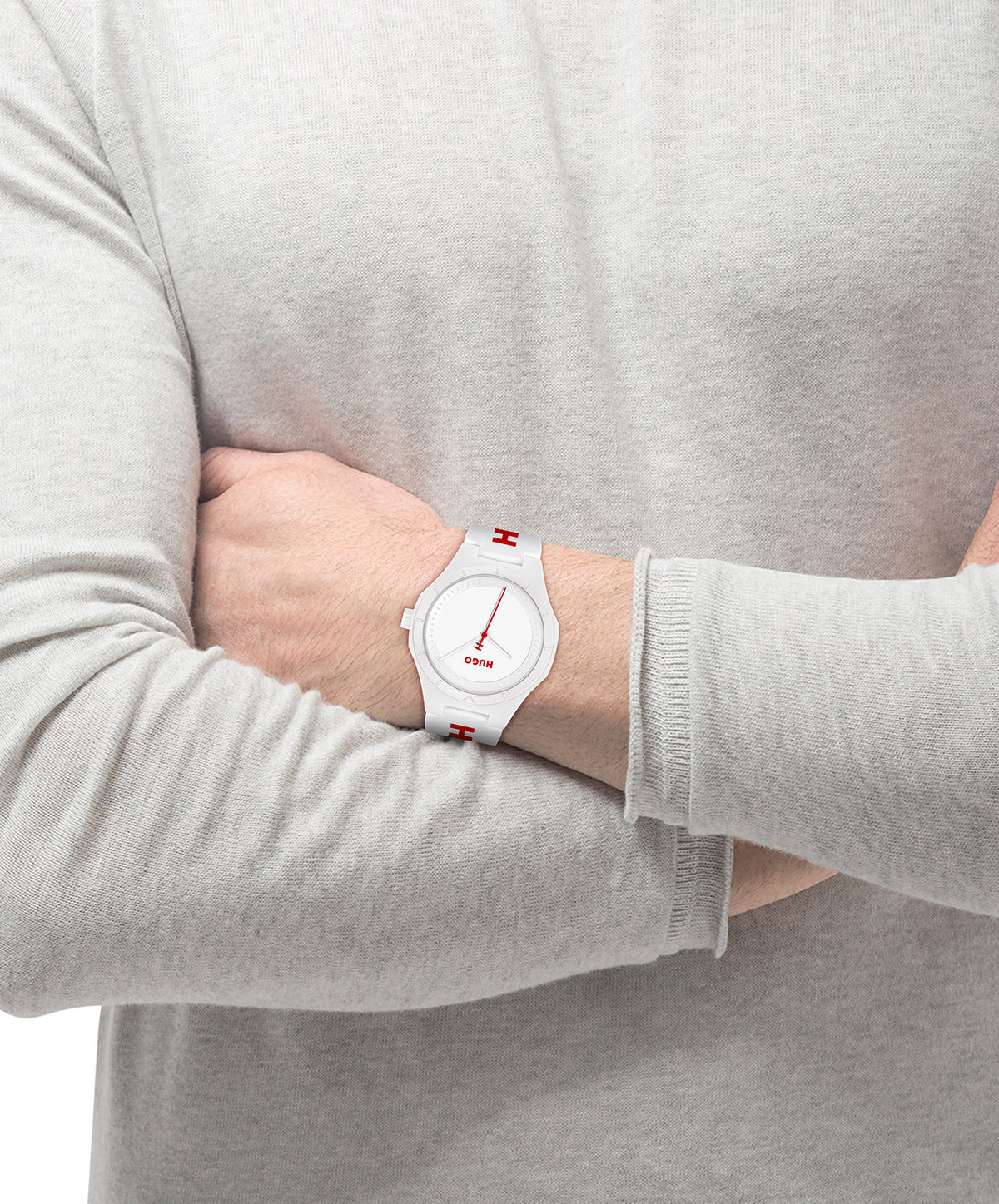 GNTS HUGO RND WHT DL. WHT SILICONE SW