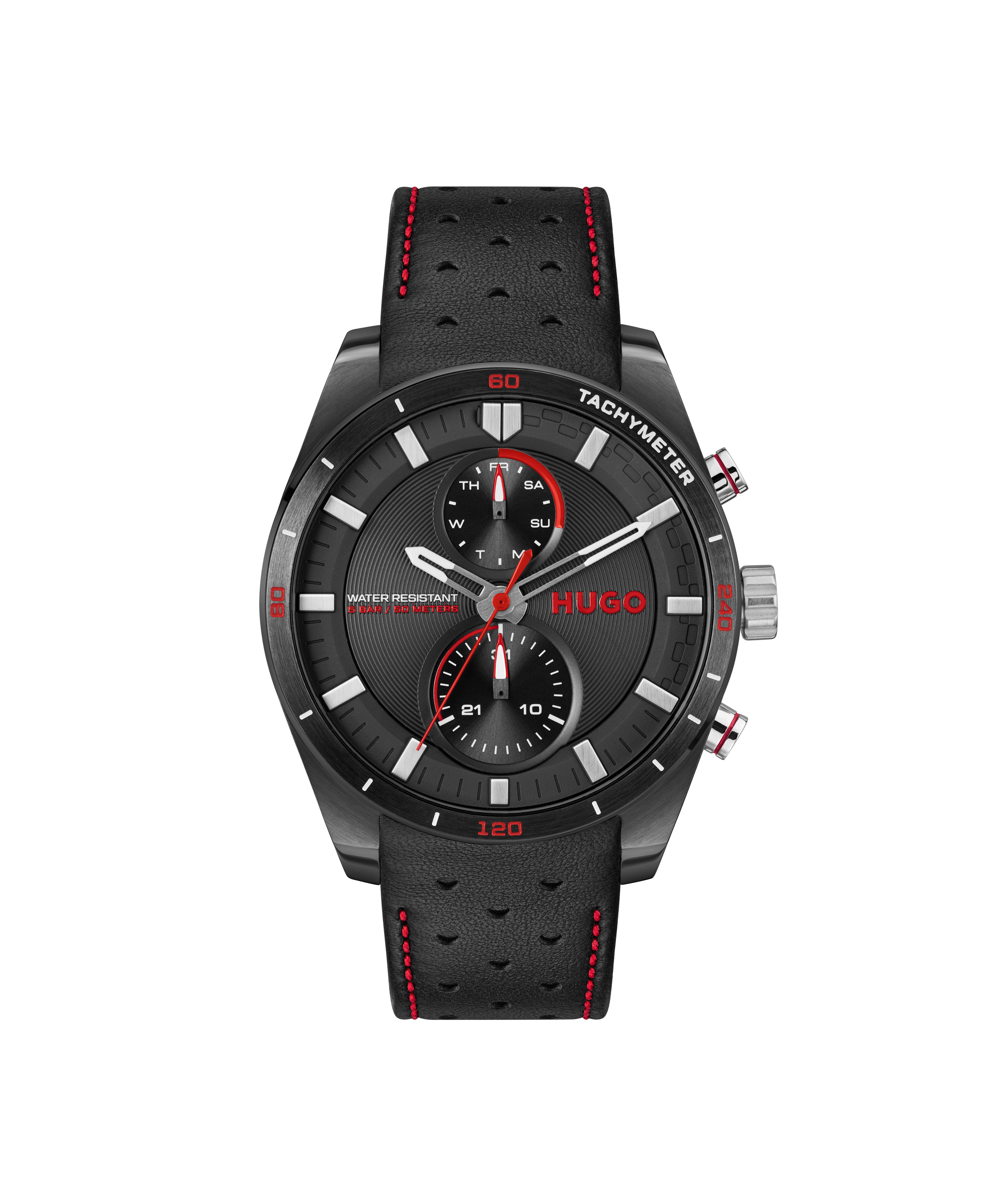 GNTS BLK PVD HUGO RND BLK MULTI DL. SW