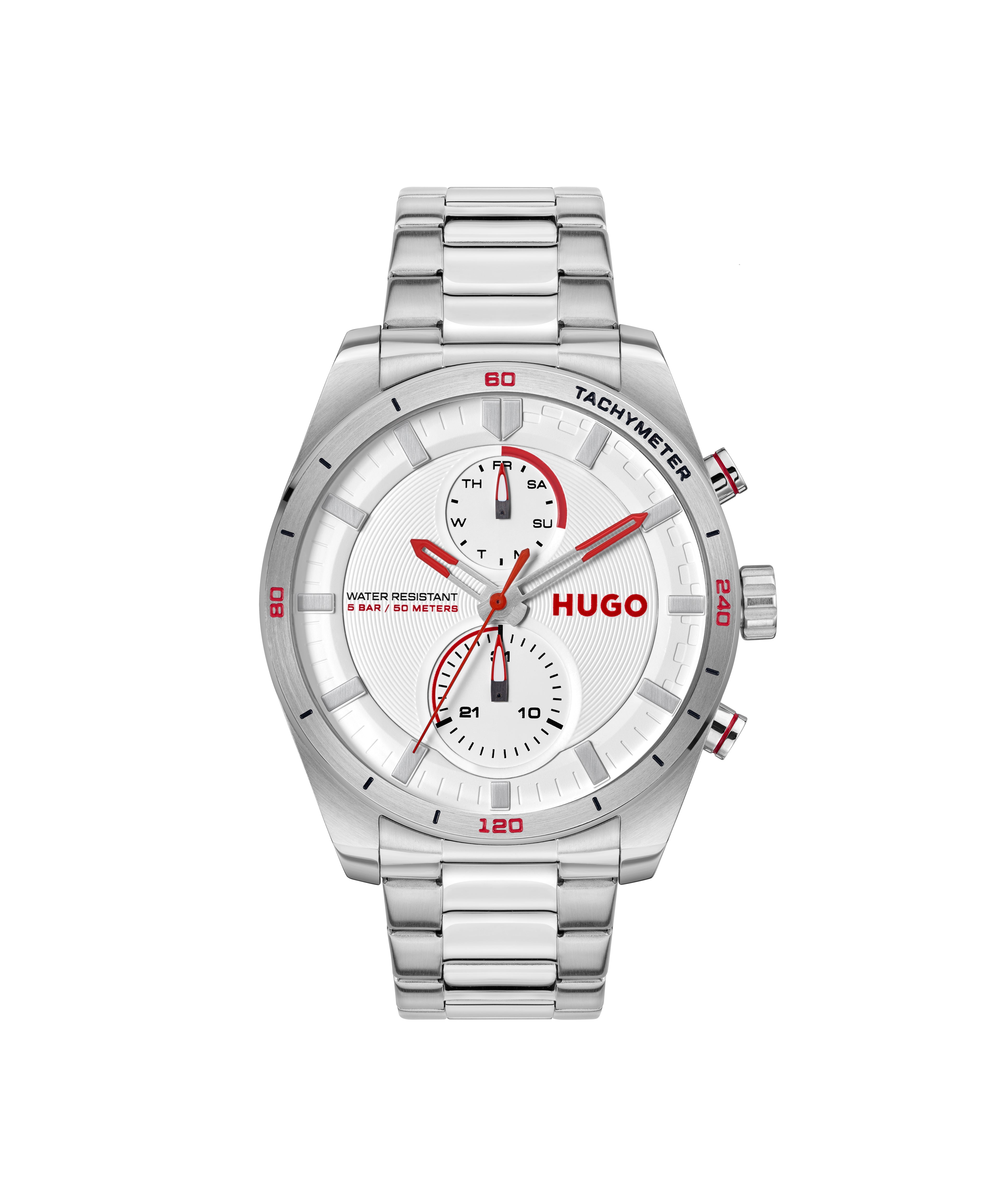 GNTS SS HUGO RND WHT MULTI DL. WR BW