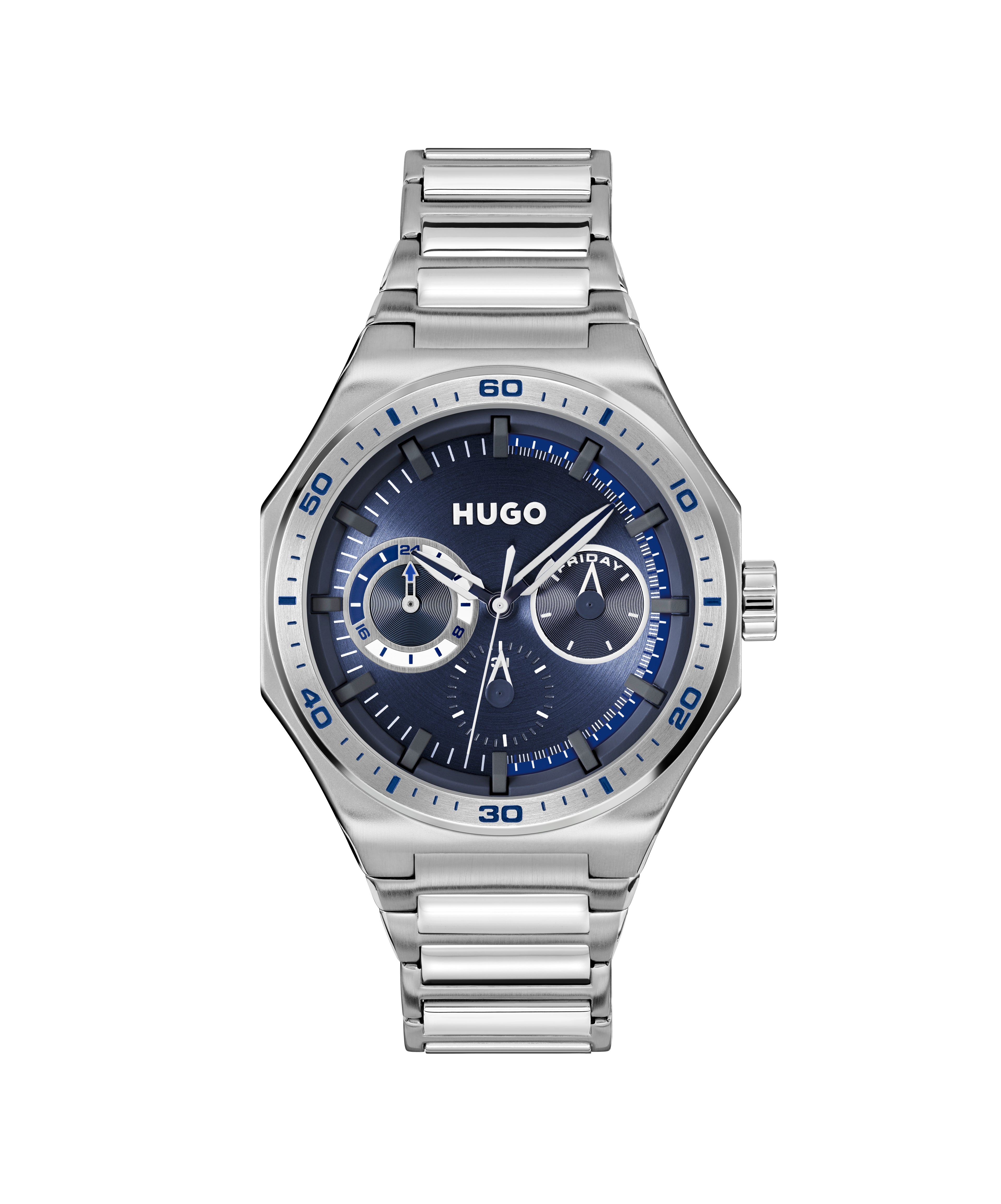 GNTS SS HUGO RND BLU MULT DL. WR BW