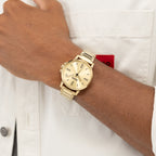 GNTS GP HUGO RND GOLD DL. BLK MARKERS BW