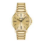 GNTS GP HUGO RND GOLD DL. BLK MARKERS BW