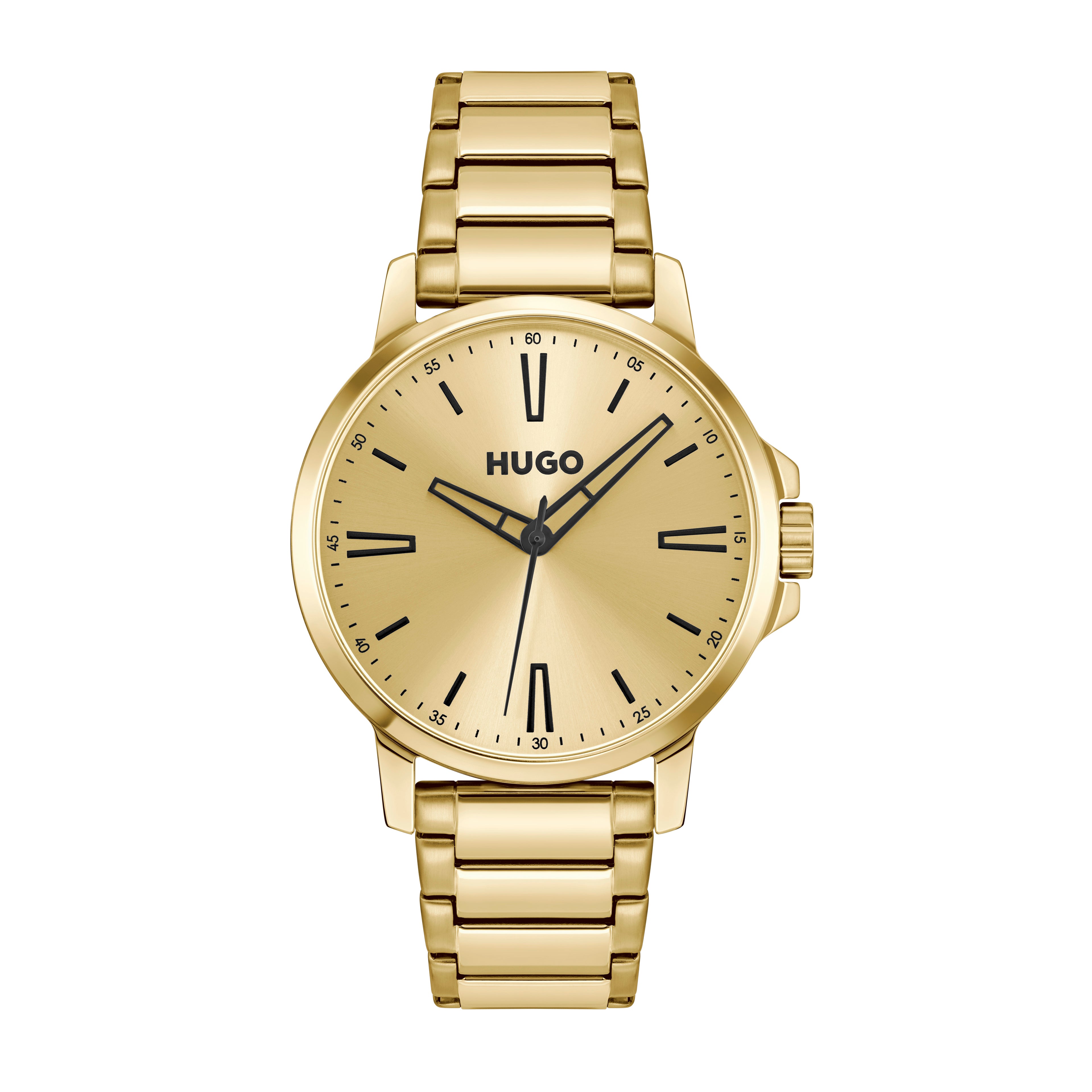 GNTS GP HUGO RND GOLD DL. BLK MARKERS BW