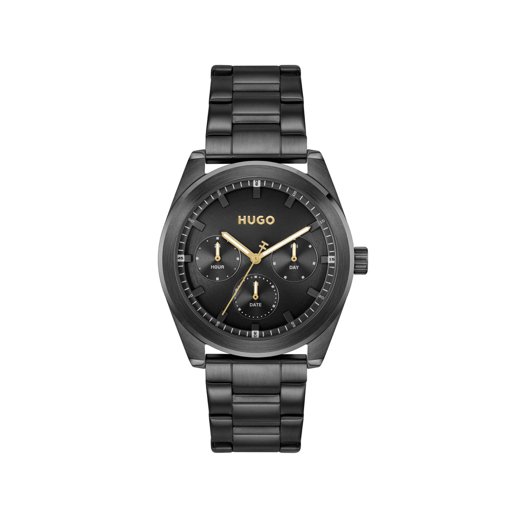 GNTS BLK PVD HUGO RND BLK MULT DL. BLK BW