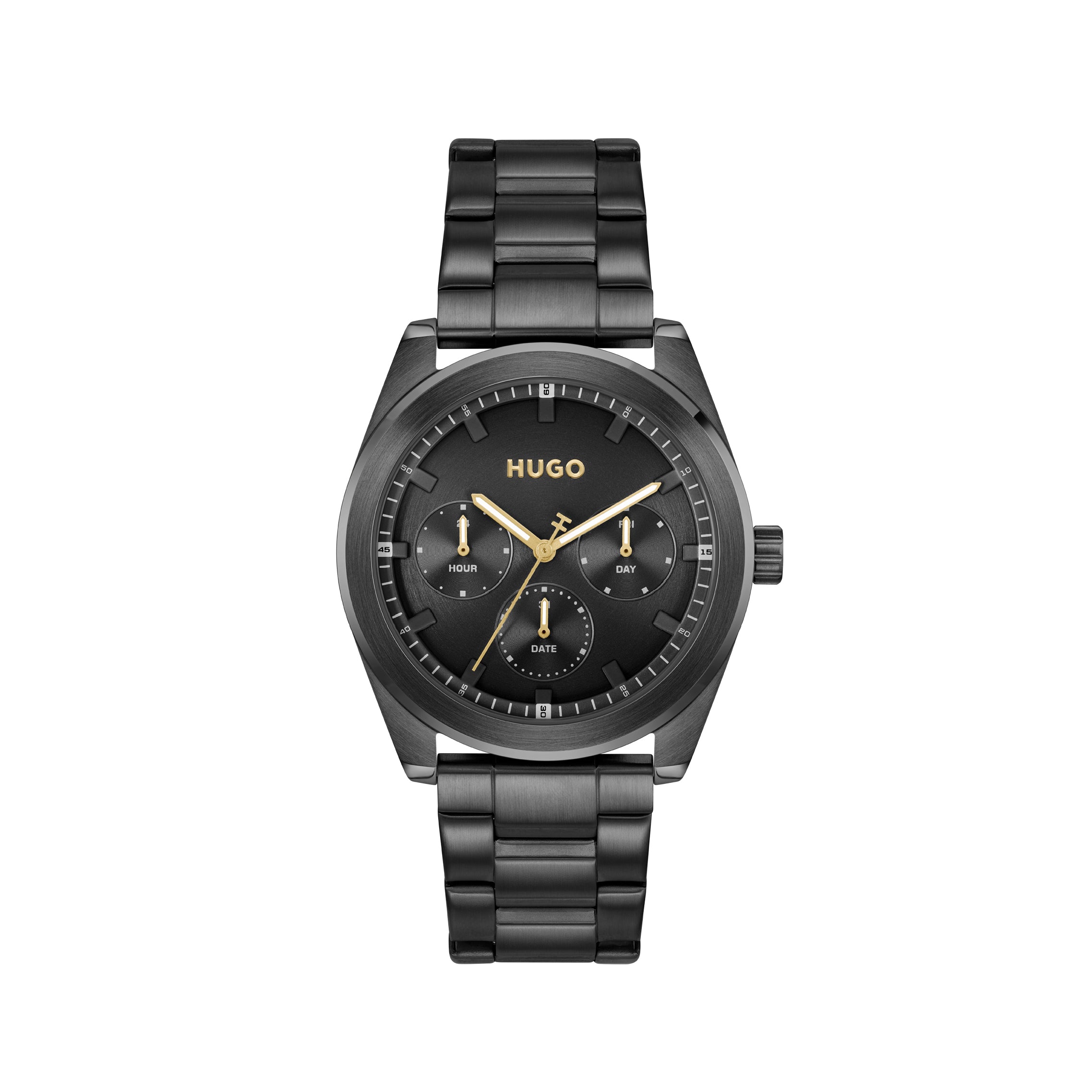 GNTS BLK PVD HUGO RND BLK MULT DL. BLK BW