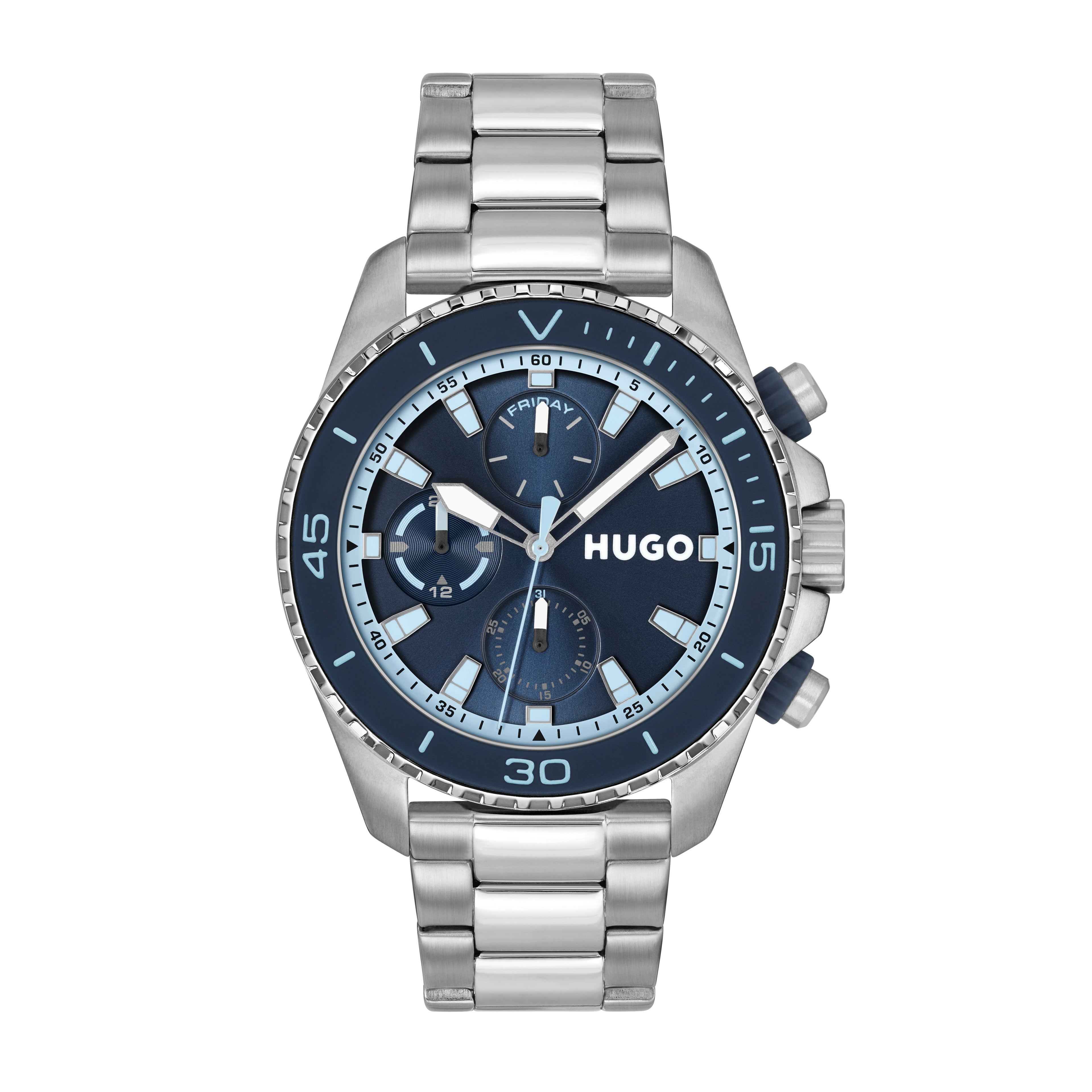 GNTS HUGO SS RND BLUE MULTI DL. BW