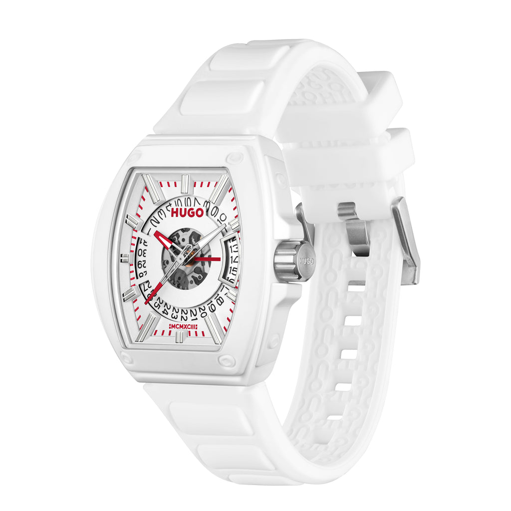 GNTS HUGO BARREL WHT SKELETON DL.D WHT SILICONE SW