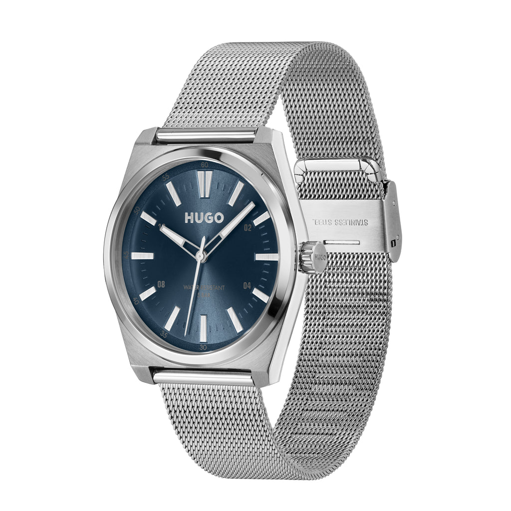 GNTS HUGO RND BLU DL. BLK MILANESE BW