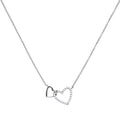 SILV ZIRC DIAMONFIRE ENTWINED PAVE HEARTS NLET