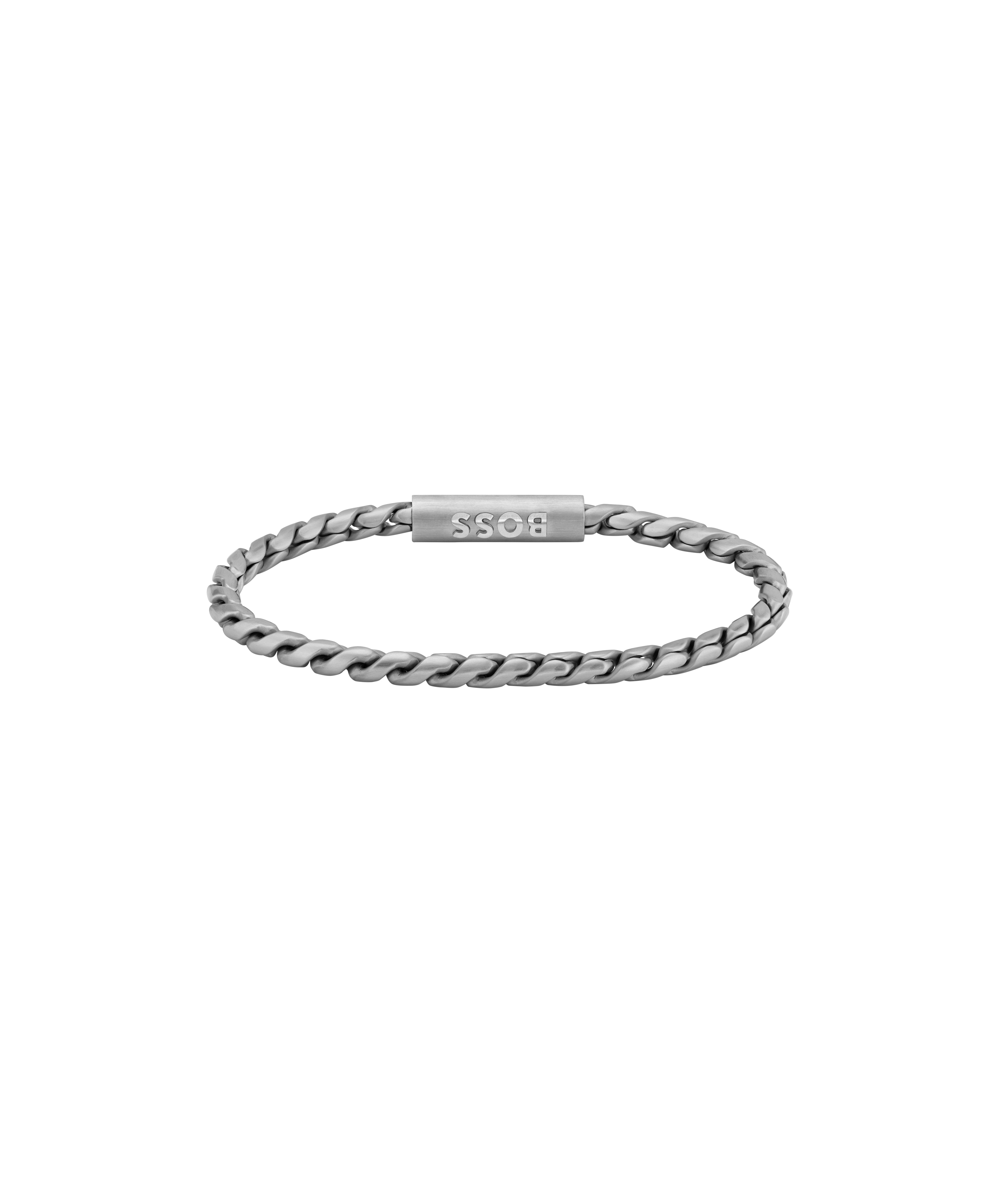 GNTS STEEL BOSS CLASP HW ROPE STYLE BRACELET