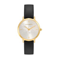 LDS GP OLIVIA B RND SILV BEE 28MM DL BLK SW