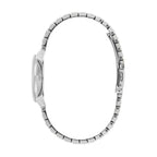 LDS SS RGP OLIVIA B RND BEE HONEYCOMB SILV 28MM DL CZ OUTER BEZEL